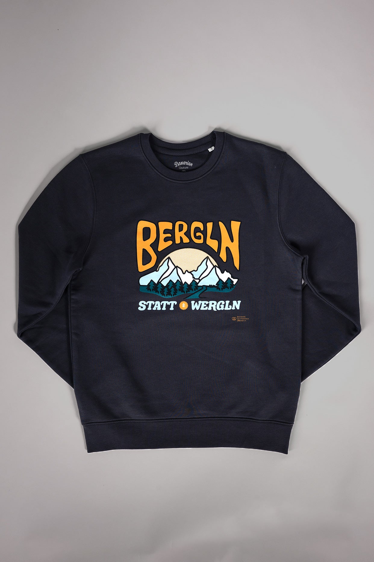 Berg Sweatshirt Tintengrau unisex