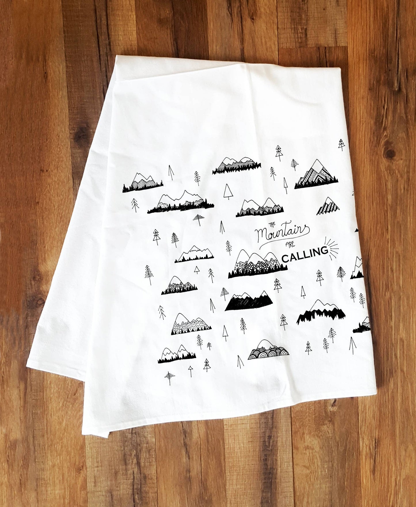 Geschirrtuch "The Mountains are Calling"