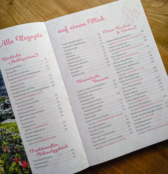 Süsse Alpenküche