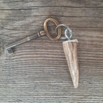 Schlüsselanhänger aus Hirschgeweih (klein)